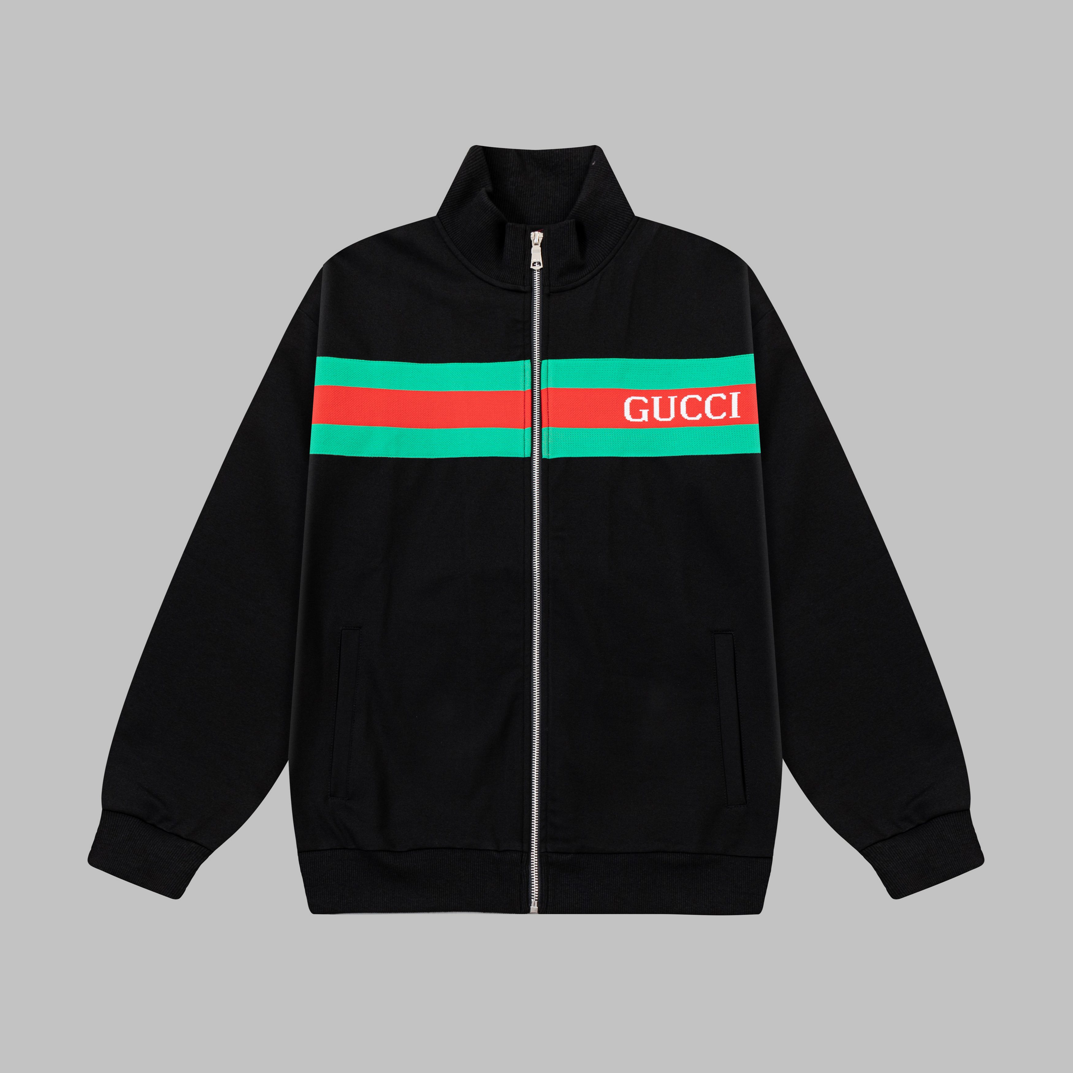 GUCCI メンズ トラックジャケット ブラック 1色入