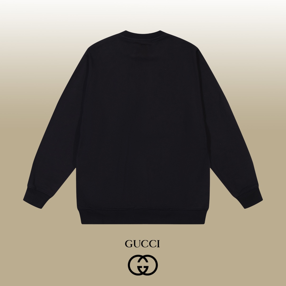 GUCCI ブラック 半袖スウェットシャツ 1色入 - 画像 2