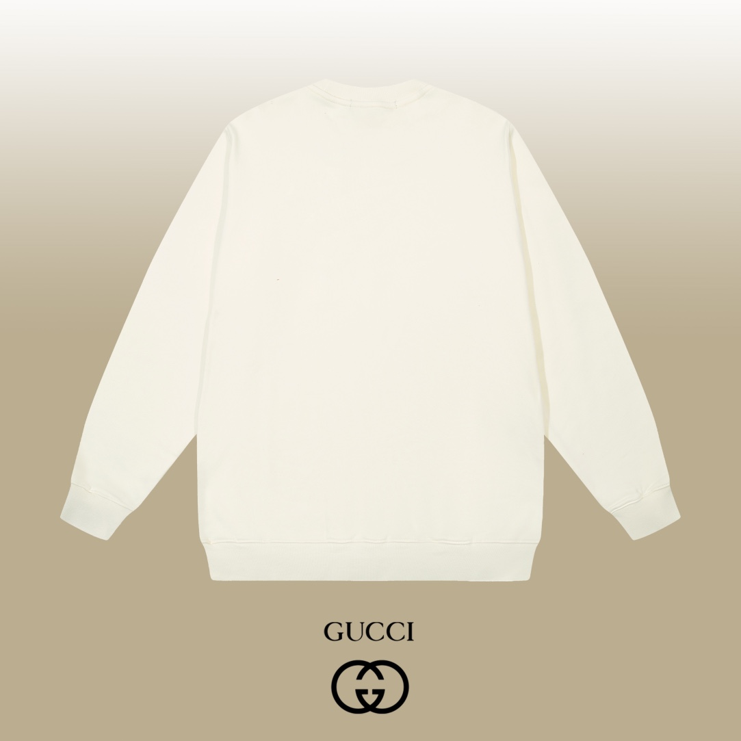 GUCCI ロゴパーカー クルーネック 白 1色 - 画像 2