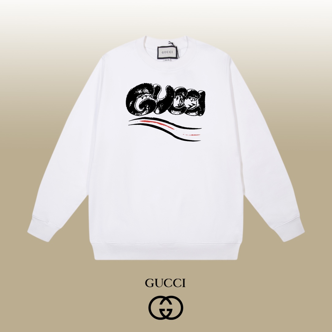 GUCCI メンズ スウェットシャツ 白 1色