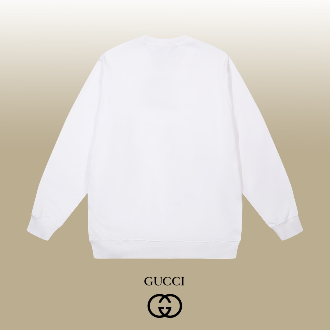 GUCCI メンズ スウェットシャツ 白 1色 - 画像 2