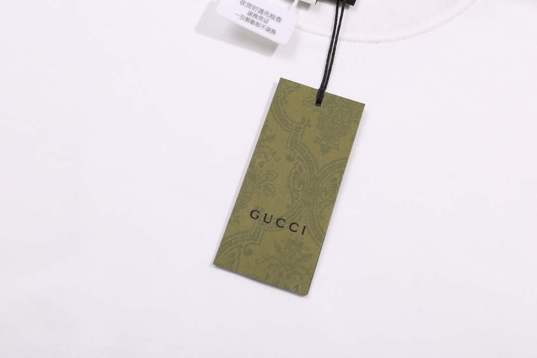 GUCCI メンズ スウェットシャツ 白 1色 - 画像 4