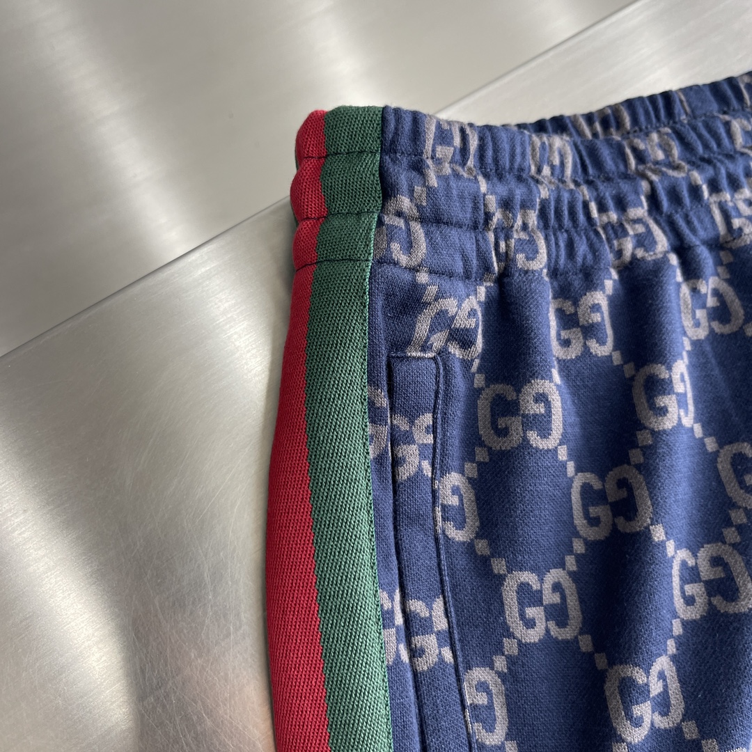 GUCCI パンツ ブルーレッドグリーンストライプ 1色入 - 画像 4