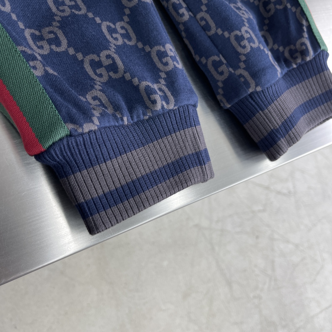 GUCCI パンツ ブルーレッドグリーンストライプ 1色入 - 画像 5