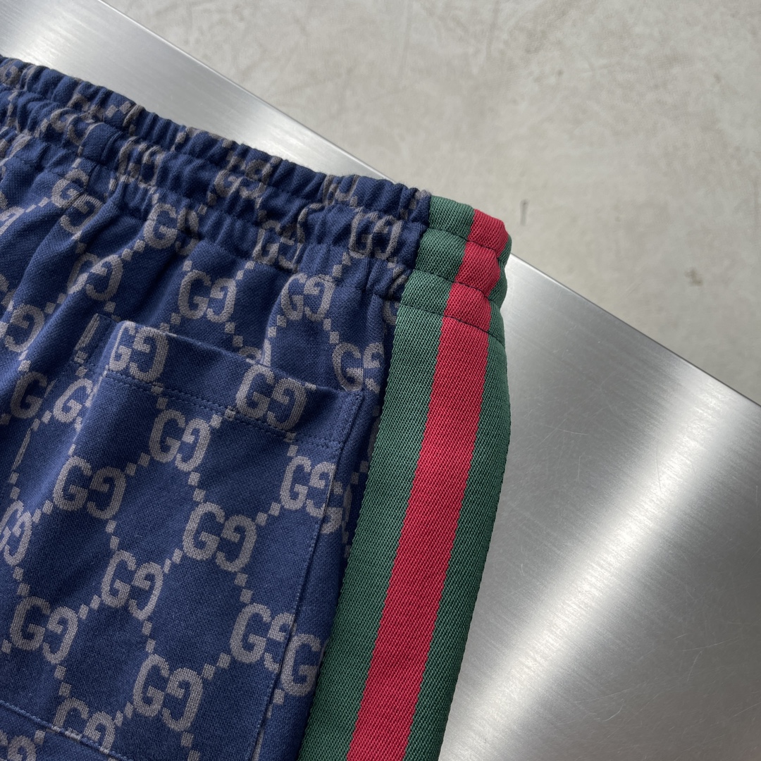 GUCCI パンツ ブルーレッドグリーンストライプ 1色入 - 画像 6