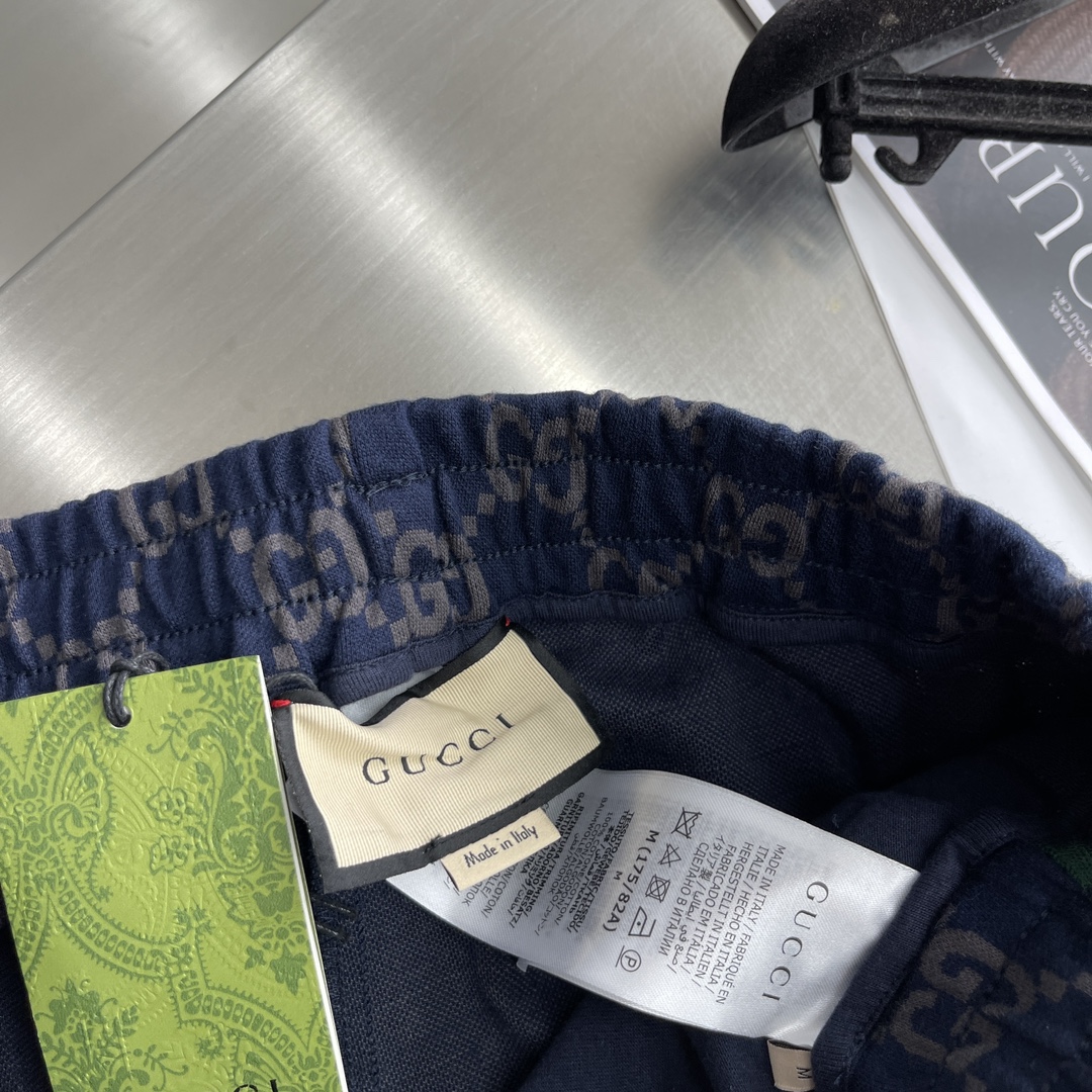 GUCCI パンツ ブルーレッドグリーンストライプ 1色入 - 画像 7