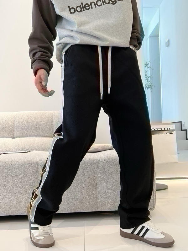 GUCCI メンズ スウェットパンツ ブラック 3色入 - 画像 2