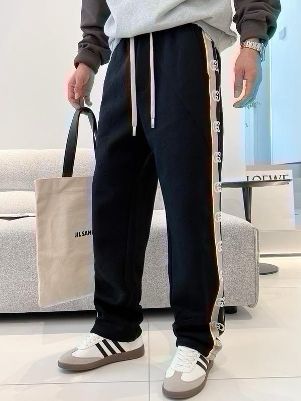GUCCI メンズ スウェットパンツ ブラック 3色入 - 画像 5