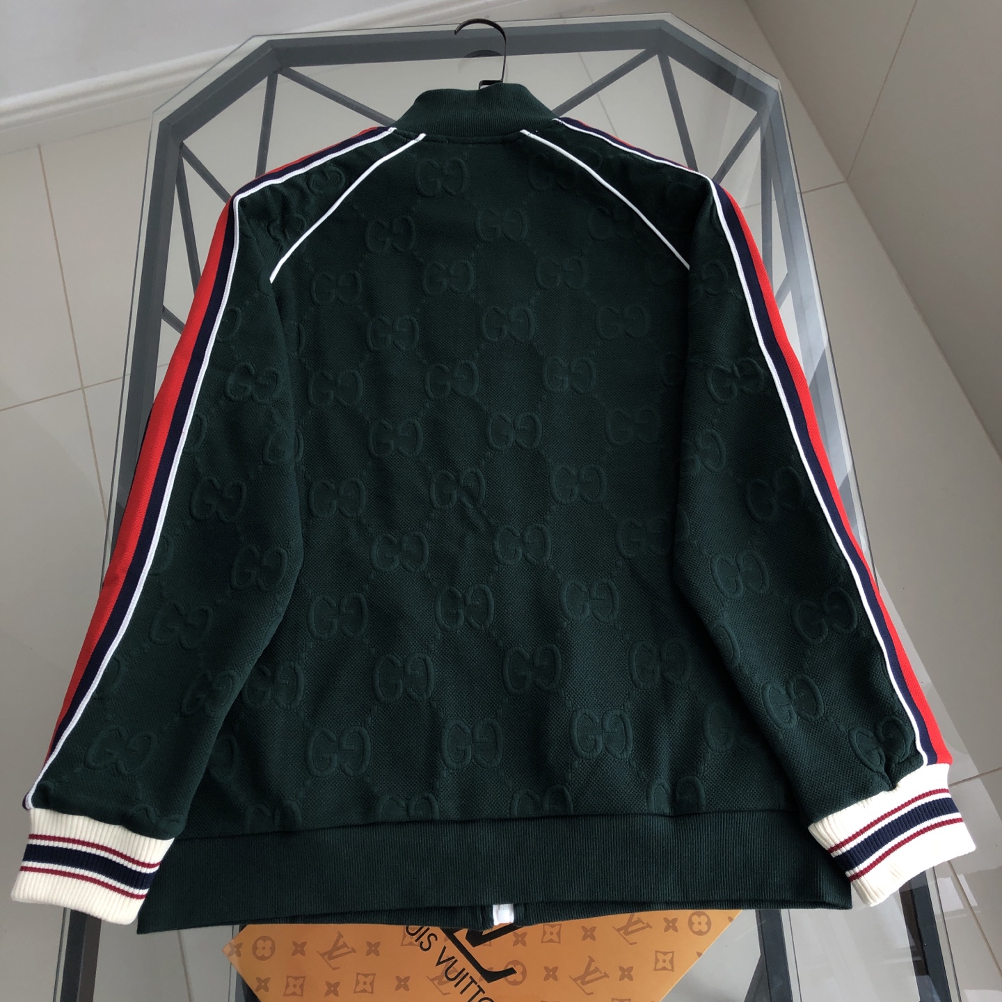 GUCCI グラフィックレースジャケット ネイビー 1色入 - 画像 2