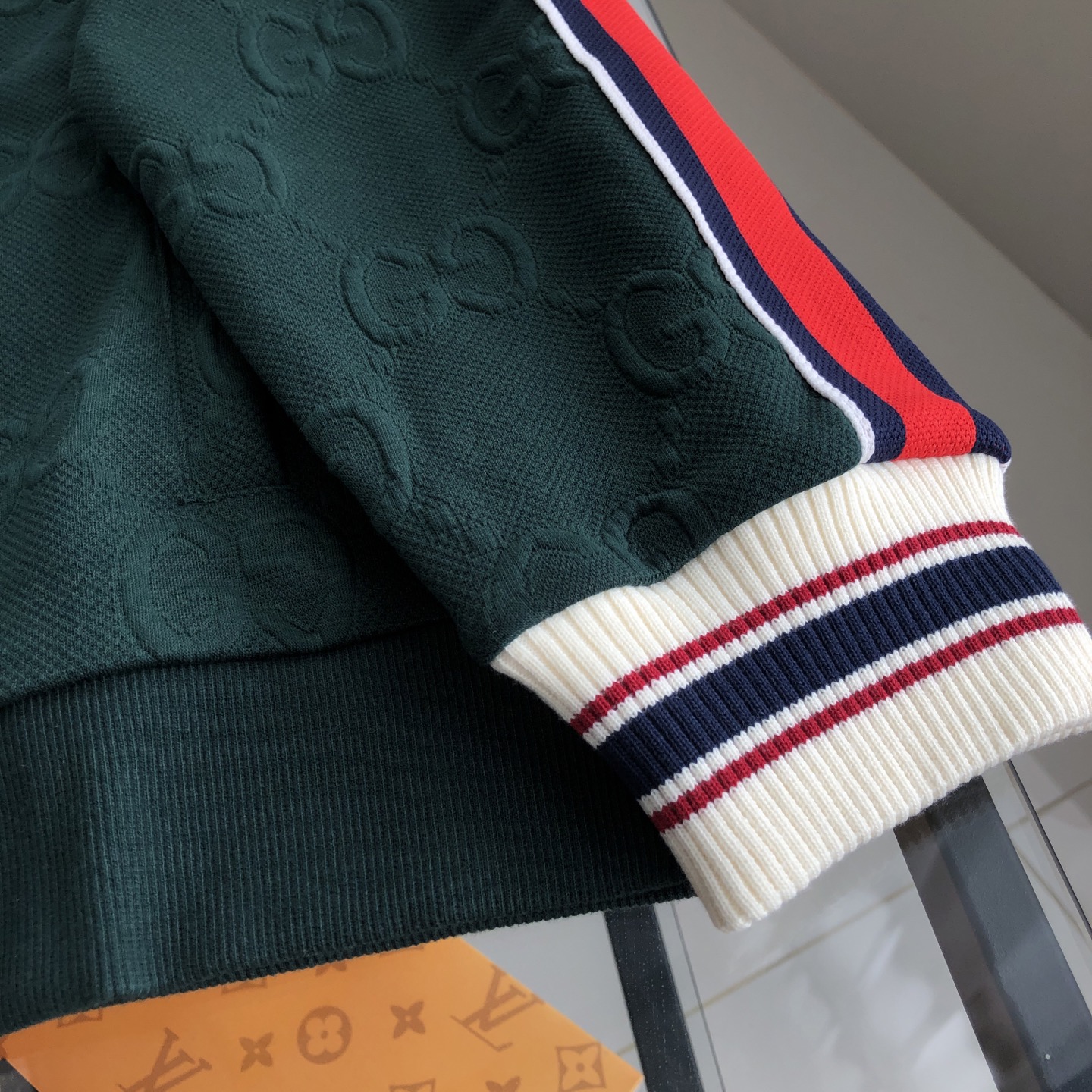 GUCCI グラフィックレースジャケット ネイビー 1色入 - 画像 5
