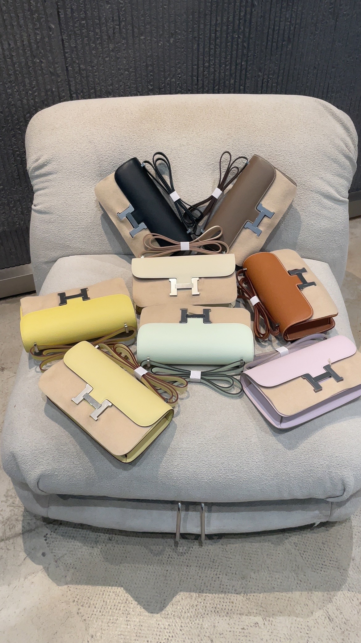 エレガントな hermes Constance Elan ミニポーチ 8色入 限定カラー ショルダーバッグ 🎁