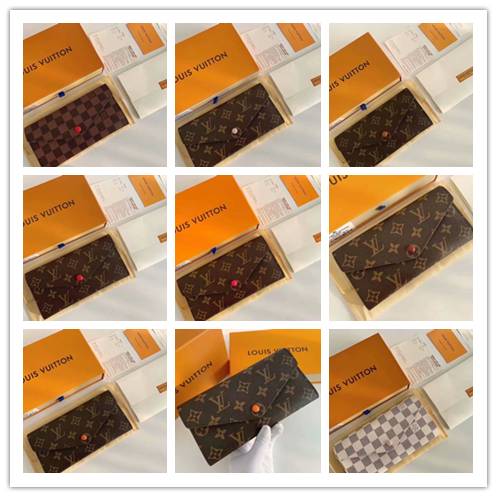 LOUIS VUITTON ルイヴィトン モノグラム ダミエ 二つ折り財布 長財布 コンパクトウォレット レディース ブラウン ブラック マルチカラー