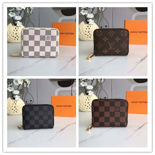 LOUIS VUITTON ルイヴィトン モノグラム ダミエ 二つ折り財布 長財布 コンパクトウォレット レディース ブラウン ブラック マルチカラー - 画像 5
