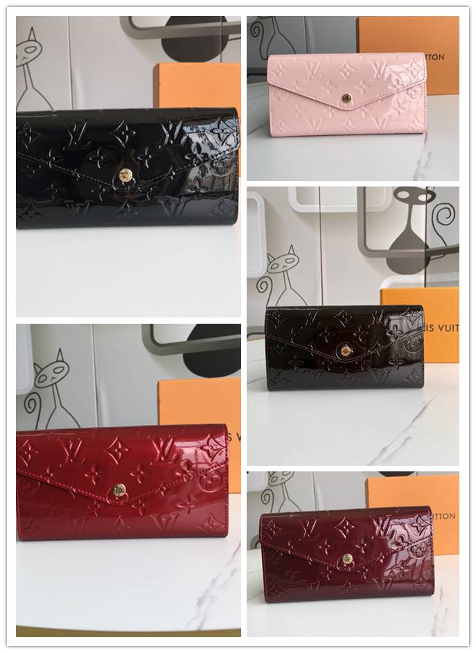LOUIS VUITTON ルイヴィトン モノグラム ダミエ 長財布 二つ折り財布 レディース ブラック ベージュ レッド - 画像 3