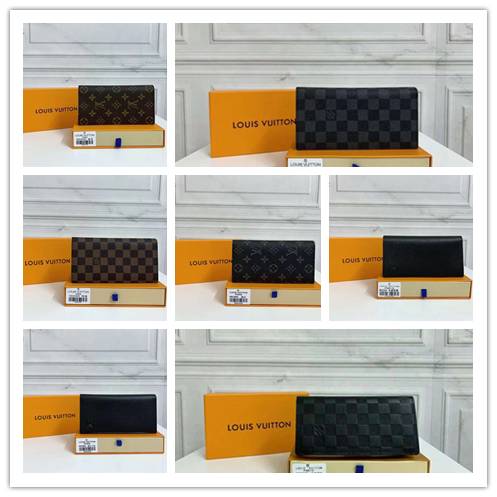 LOUIS VUITTON ルイヴィトン モノグラム ダミエ 長財布 二つ折り財布 レディース ブラック ベージュ レッド - 画像 5