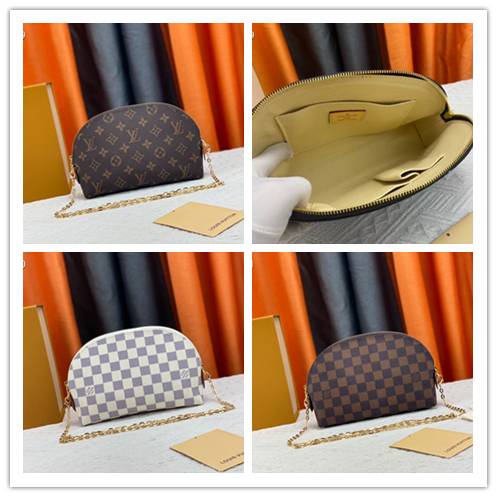 ルイヴィトン LOUIS VUITTON モノグラム ダミエ 長財布 二つ折り財布 レディース ブラウン ブラック ゴールド金具 - 画像 2