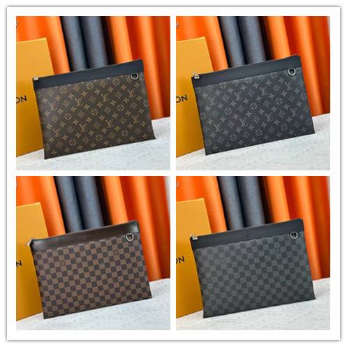 LOUIS VUITTON ルイヴィトン モノグラム ダミエ 長財布 二つ折り財布 レディース ブラウン ブラック ホワイト グレー - 画像 3