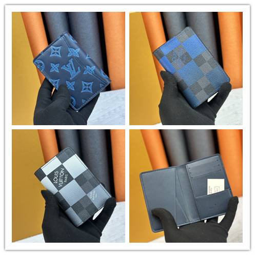 LOUIS VUITTON ルイヴィトン モノグラム ダミエ 長財布 二つ折り財布 レディース ブラウン ブルー グリーン ピンク - 画像 6