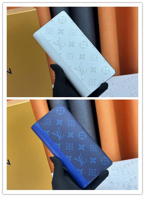 LOUIS VUITTON ルイヴィトン モノグラム ダミエ 長財布 二つ折り財布 レディース ブラウン ブルー グリーン ピンク - 画像 8