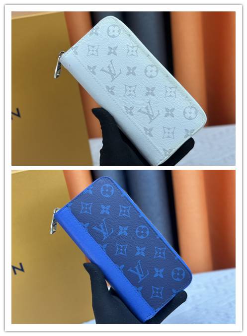 LOUIS VUITTON ルイヴィトン モノグラム ダミエ ジッピーウォレット 長財布 二つ折り財布 レディース ブラック ホワイト ブルー ブラウン