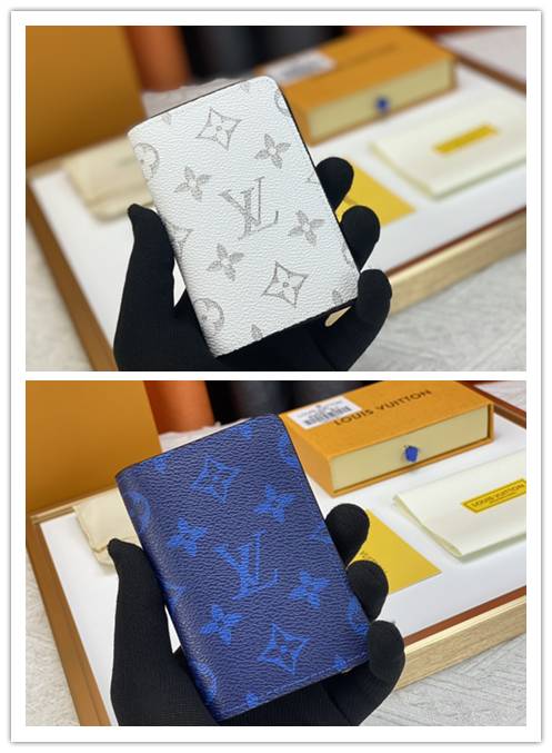 LOUIS VUITTON ルイヴィトン モノグラム ダミエ 長財布 二つ折り財布 ジッピーウォレット レディース ブラック ホワイト ブルー ベージュ - 画像 6