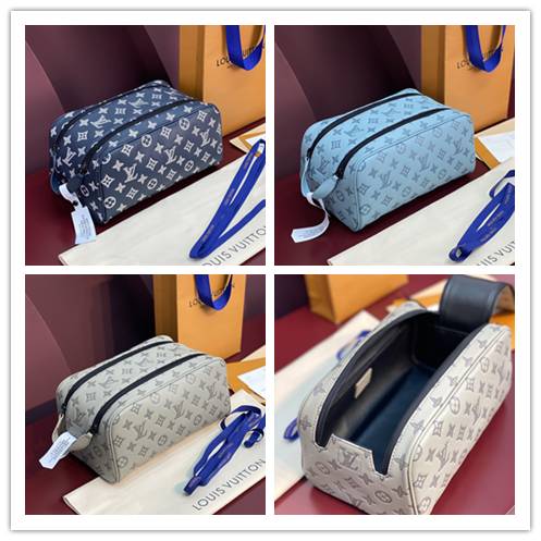 LOUIS VUITTON ルイヴィトン モノグラム ダミエ 長財布 二つ折り財布 レディース ブラック ホワイト ブルー - 画像 2