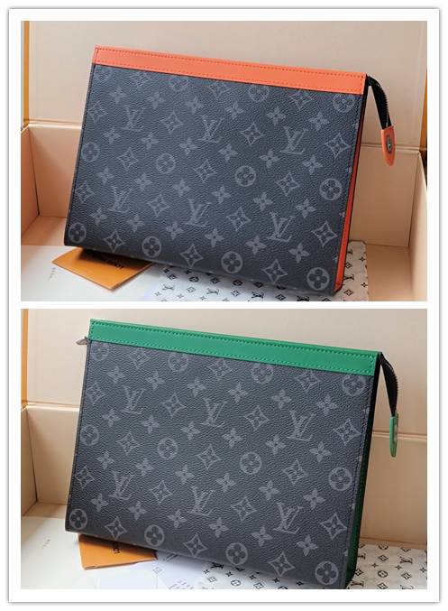 LOUIS VUITTON ルイヴィトン モノグラム ダミエ 長財布 二つ折り財布 ミニ財布 ジッピーウォレット レディース ブラック ホワイト ピンク レッド - 画像 4