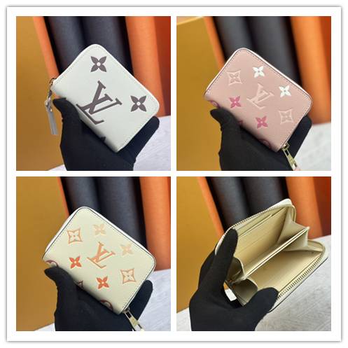 LOUIS VUITTON ルイヴィトン モノグラム ダミエ 長財布 二つ折り財布 ミニ財布 ジッピーウォレット レディース ブラック ホワイト ピンク レッド
