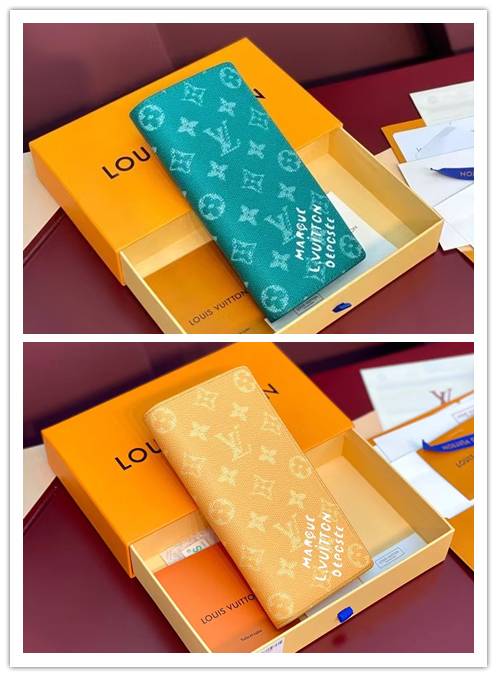 LOUIS VUITTON ルイヴィトン モノグラム ダミエ 長財布 二つ折り財布 レディース ブラック ホワイト ピンク グリーン オレンジ - 画像 4