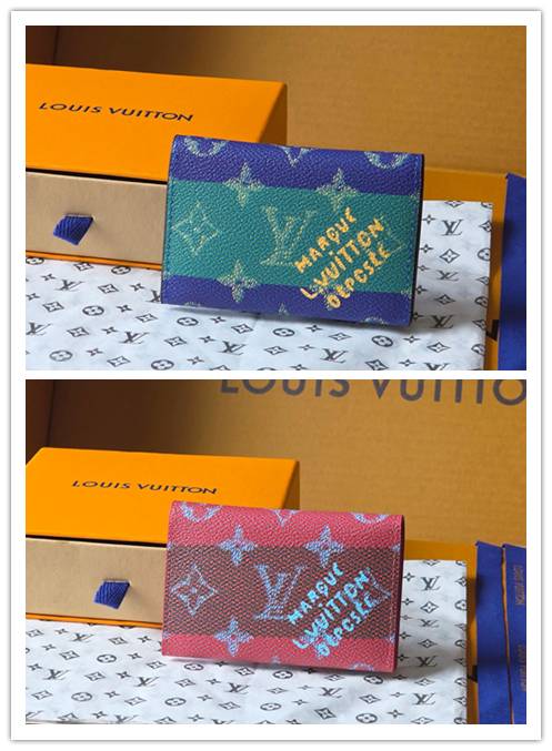 LOUIS VUITTON ルイヴィトン モノグラム ダミエ 長財布 二つ折り財布 レディース ブラック ホワイト ピンク グリーン オレンジ - 画像 2