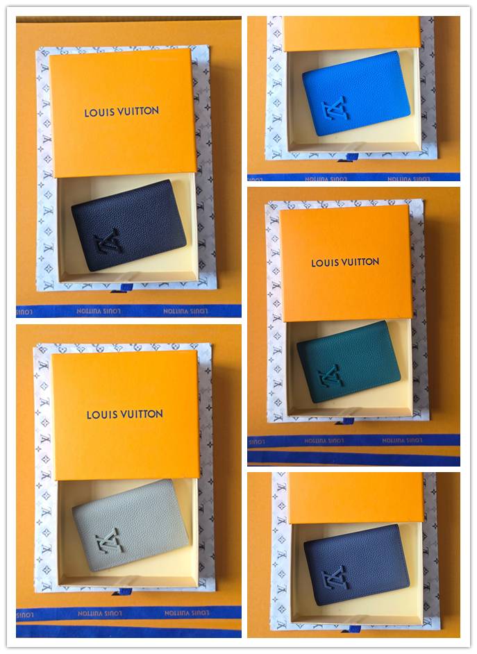 LOUIS VUITTON ルイヴィトン モノグラム ダミエ 長財布 二つ折り財布 レディース ブラック ブルー ベージュ グリーン - 画像 5