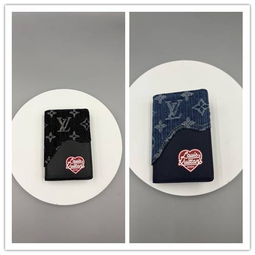 LOUIS VUITTON ルイヴィトン モノグラム ダミエ ジッピーウォレット レディース ブラック ブルー ブラウン ゴールド金具 - 画像 4