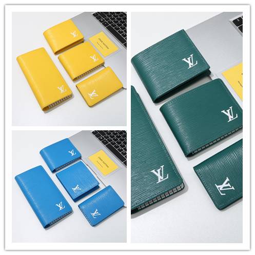 LOUIS VUITTON ルイヴィトン モノグラム ダミエ ジッピーウォレット レディース ブラック ブルー ブラウン ゴールド金具 - 画像 6