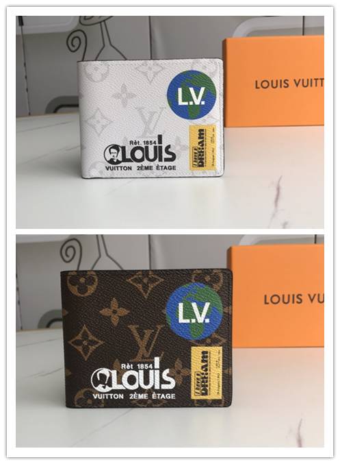 ルイヴィトン LOUIS VUITTON モノグラム ダミエ ポルトフォイユ サラ 長財布 レディース ブラウン ブラック - 画像 4