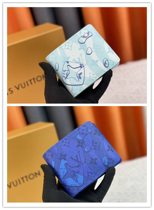 ルイヴィトン LOUIS VUITTON モノグラム ダミエ ポルトフォイユ サラ 長財布 レディース ブラウン ブラック - 画像 8