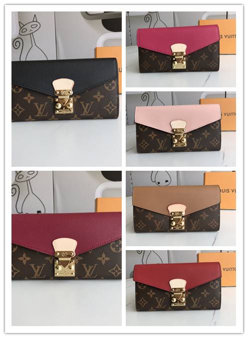 LOUIS VUITTON ルイヴィトン モノグラム ダミエ 長財布 二つ折り財布 レディース ブラウン ブラック ピンク ホワイト - 画像 2