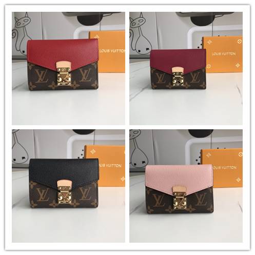 LOUIS VUITTON ルイヴィトン モノグラム ダミエ 長財布 二つ折り財布 レディース ブラウン ブラック ピンク ホワイト - 画像 4