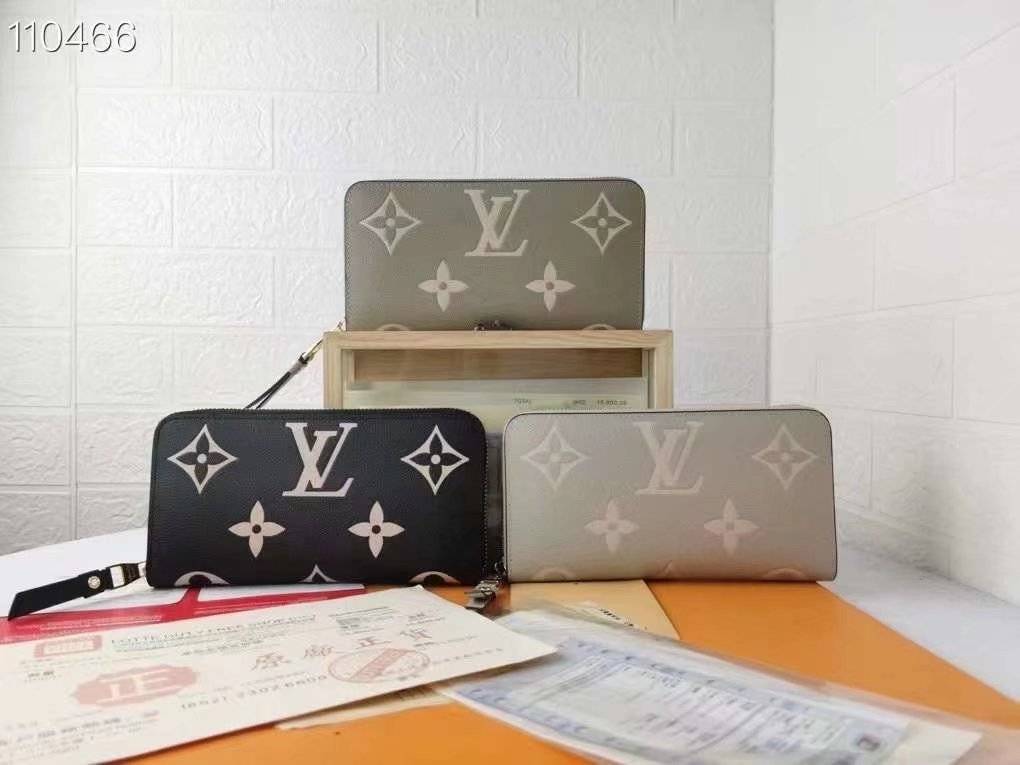 LOUIS VUITTON ルイヴィトン モノグラム ダミエ 長財布 二つ折り財布 レディース ブラック ホワイト ベージュ - 画像 3