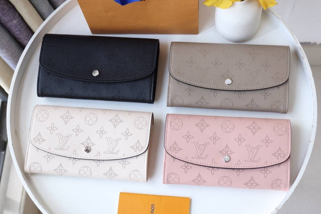LOUIS VUITTON ルイヴィトン モノグラム ダミエ 長財布 二つ折り財布 レディース ブラック ベージュ ピンク - 画像 6