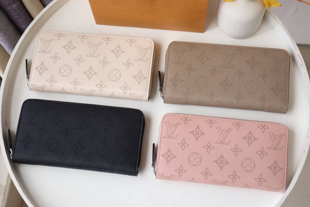 LOUIS VUITTON ルイヴィトン モノグラム ダミエ 長財布 二つ折り財布 レディース ブラック ベージュ ピンク - 画像 7