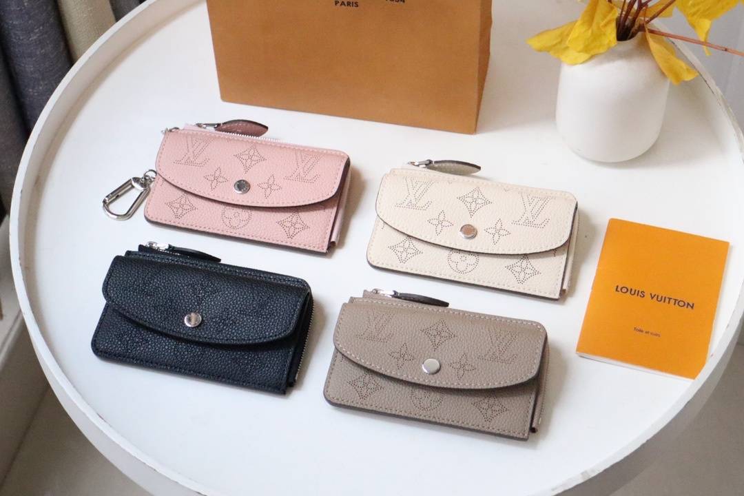 LOUIS VUITTON ルイヴィトン モノグラム ダミエ ジッピーウォレット 二つ折り財布 レディース ブラック ホワイト ピンク - 画像 4