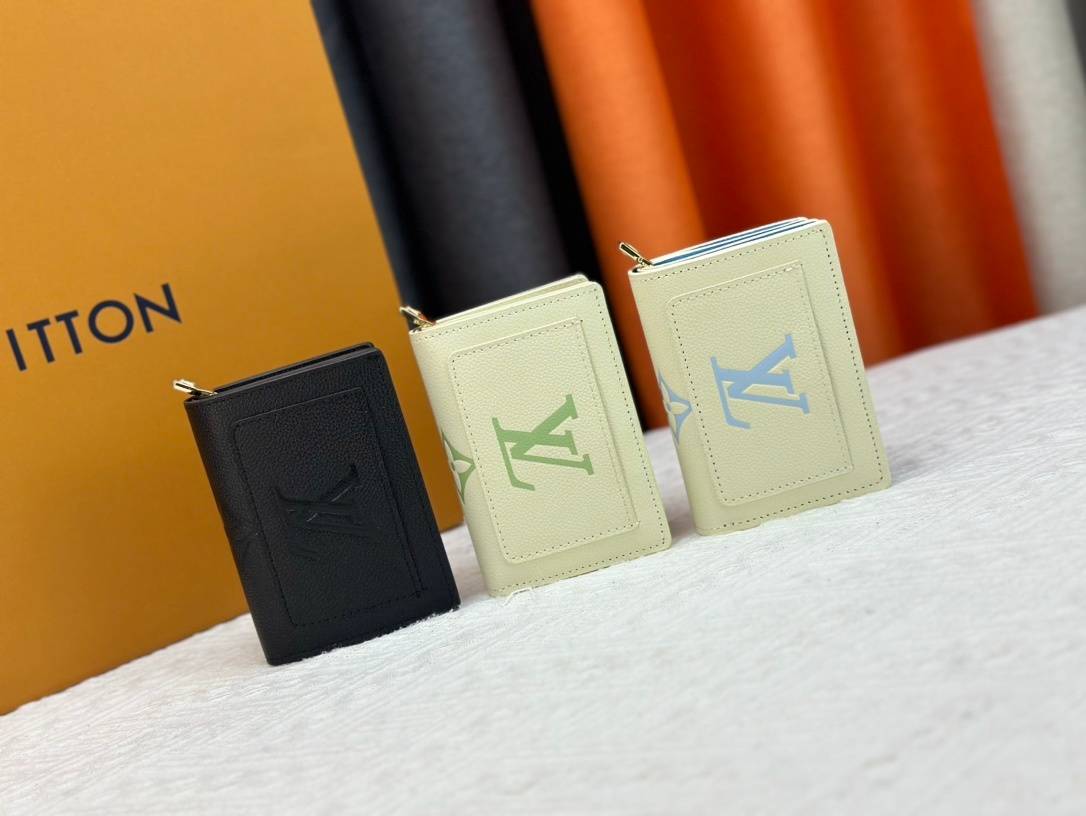 LOUIS VUITTON ルイヴィトン モノグラム ダミエ ジッピーウォレット 二つ折り財布 レディース ブラック ホワイト ピンク - 画像 6
