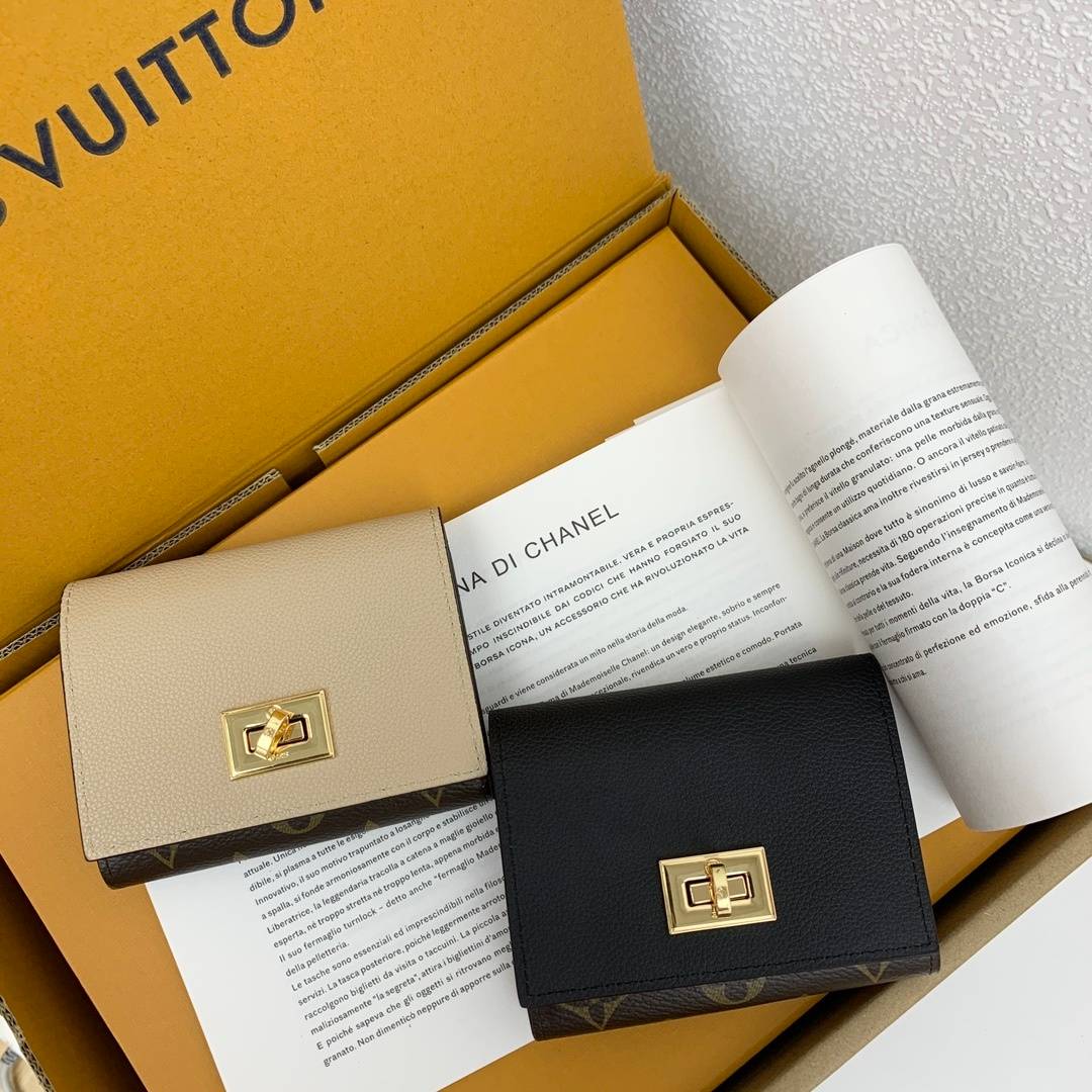 LOUIS VUITTON ルイヴィトン モノグラム ダミエ 長財布 二つ折り財布 コンパクトウォレット ミニ財布 レディース メンズ ユニセックス ブラック - 画像 2