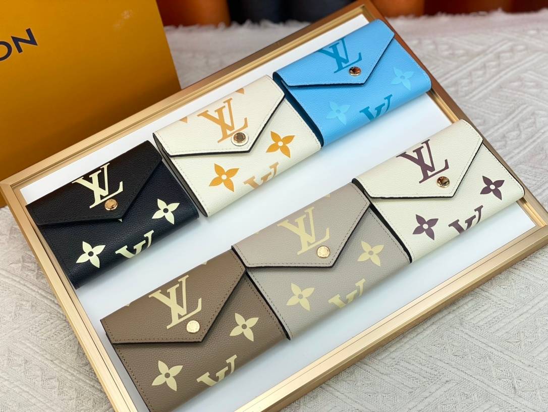 LOUIS VUITTON ルイヴィトン モノグラム ポルトフォイユ サラ レディース ブラウン - 画像 5