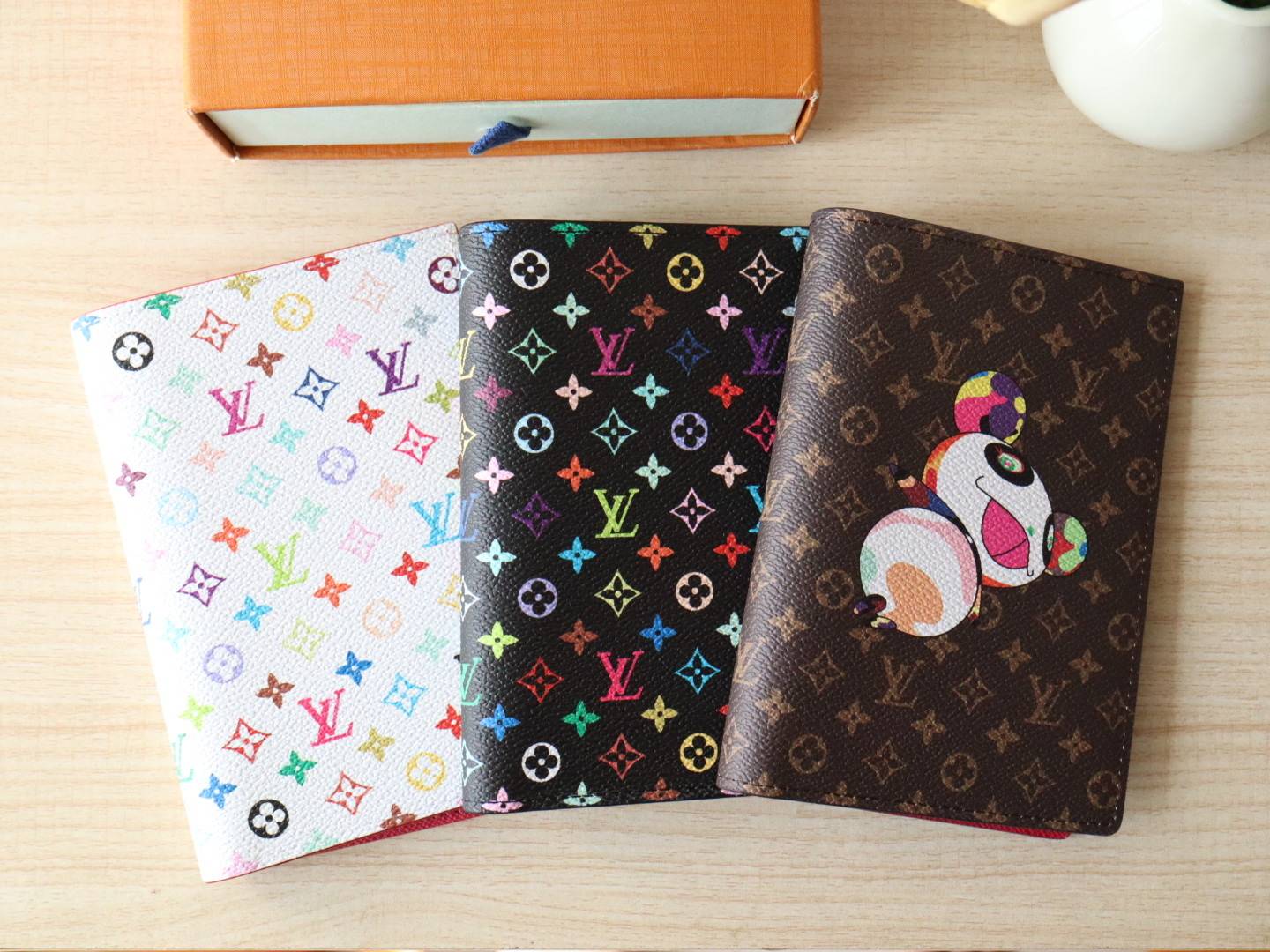 LOUIS VUITTON ルイヴィトン モノグラム ダミエ 二つ折り財布 長財布 コンパクトウォレット レディース ブラック ホワイト レッド ピンク ブルー - 画像 3