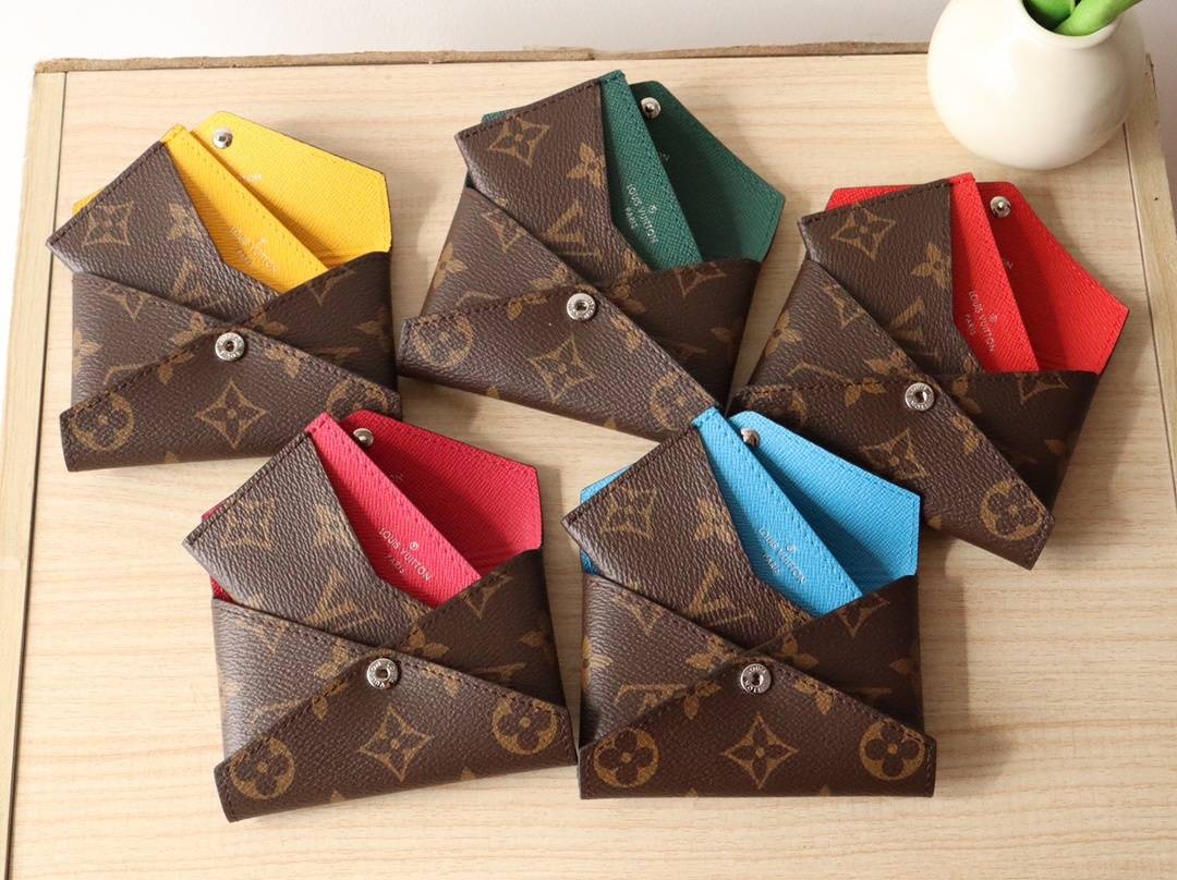 LOUIS VUITTON ルイヴィトン モノグラム ダミエ 二つ折り財布 長財布 コンパクトウォレット レディース ブラック ホワイト レッド ピンク ブルー - 画像 7