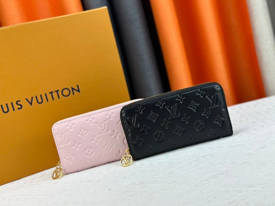 LOUIS VUITTON ルイヴィトン モノグラム ダミエ 長財布 二つ折り財布 レディース ブラック ピンク ブルー イエロー - 画像 4