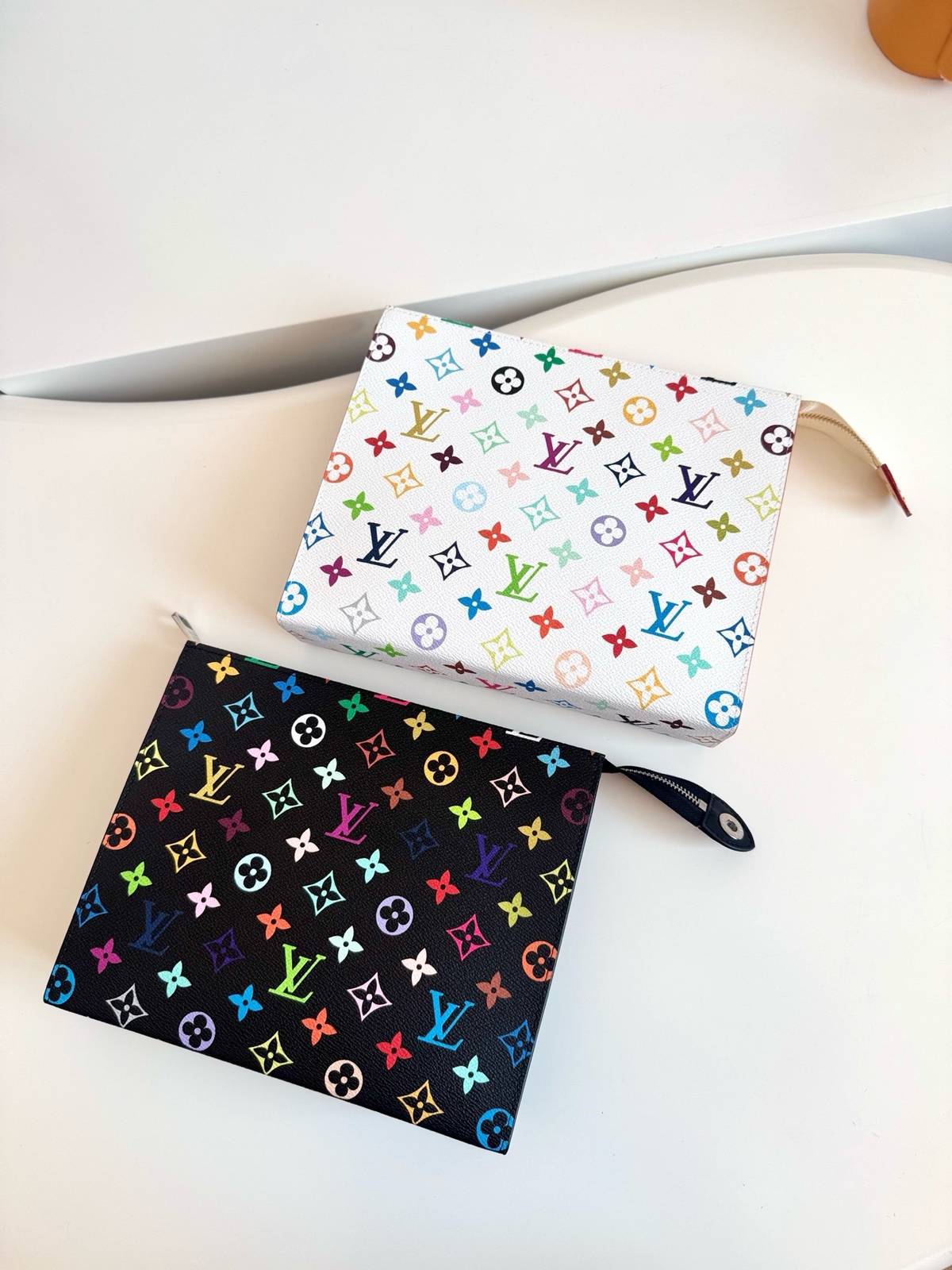 LOUIS VUITTON ルイヴィトン モノグラム ダミエ 長財布 二つ折り財布 レディース ブラック ピンク ブルー イエロー - 画像 5