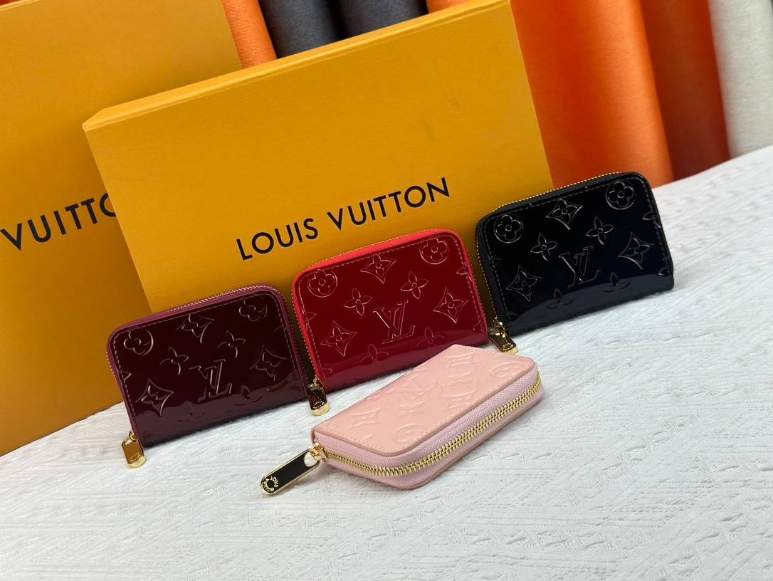 LOUIS VUITTON ルイヴィトン モノグラム ダミエ 長財布 二つ折り財布 レディース ブラック ピンク ブルー イエロー - 画像 8