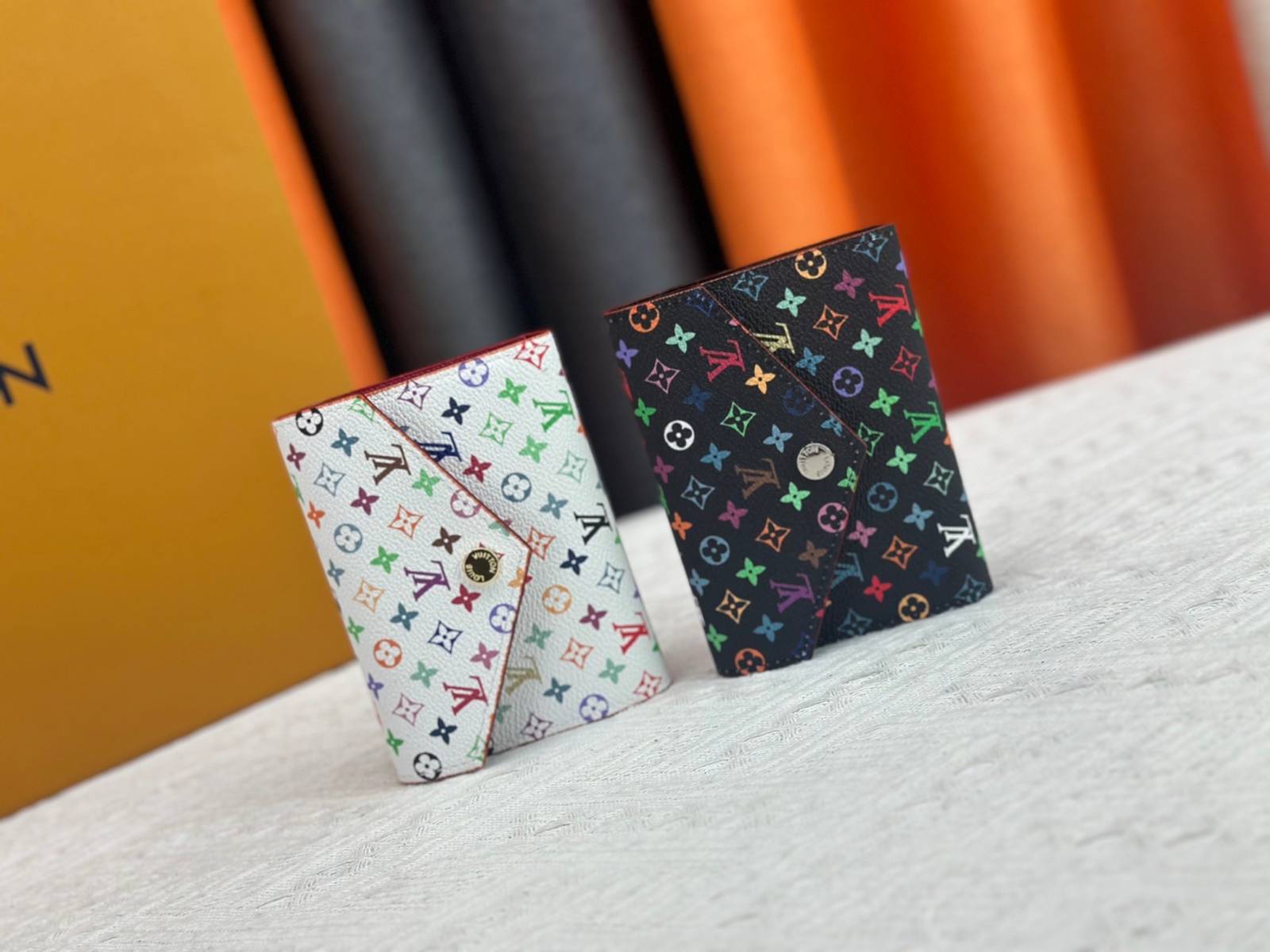 LOUIS VUITTON ルイヴィトン モノグラム ダミエ 長財布 二つ折り財布 レディース ブラック ホワイト ピンク グリーン ブルー - 画像 5